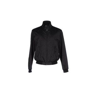 Saint Laurent Black Leopard Bomber